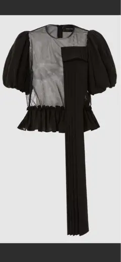 SHORT PUFF SLEEVE BLOUSE