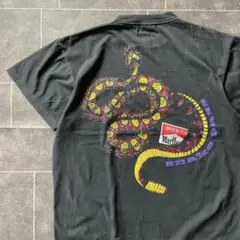 Marlboro マルボロ snake pass ポケットTシャツ L フェード