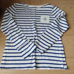 PETIT BATEAU ストライプ長袖カットソー 140cm