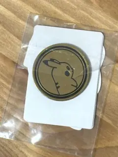 ピカチュウ ゴールドコイン& ポケモンGO ステッカーセット