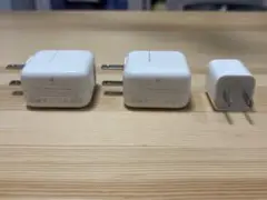 3個セット　正規品　apple アップル　USB充電器 ACアダプター
