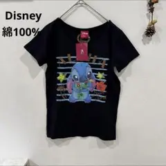 Disney ディズニー スティッチ ALOHA Tシャツ ブラック 未使用