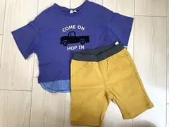 【新品タグ付】ハーフパンツとTシャツセット 95cm 100cm
