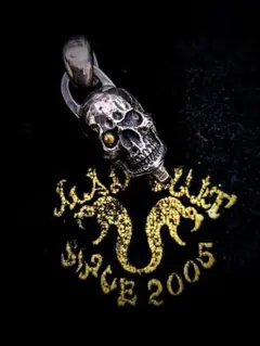 美品 スカル/スネークデザイン キーホルダー マッドカルト/MAD CULT MAD CULT マッドカルト Murder Snake Head マーダースネーク