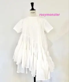 【未使用】今期新作未使用rosymonster Junオペラワンピース白　半袖