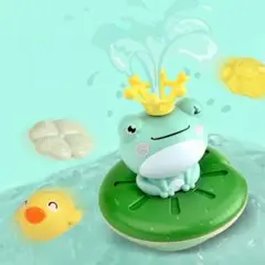 お風呂 おもちゃ 水遊びおもちゃ 風呂 プール セット かわいい 噴水カエル