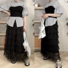 しまむらコラボ ダンダンチュールスカート