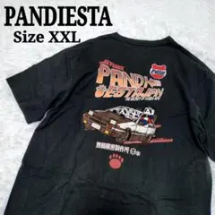 PANDI ESTA JAPAN Tシャツ ブラック XXL ビッグサイズ 黒
