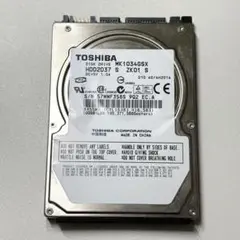 東芝TOSHIBA MK1034GSX 100GB SATA内蔵HDD