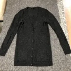 セオリー ロングカーディガン チャコールグレー