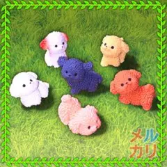 トイプードル(タイニー、ティーカップ) フィギュア6種セット(ガチャ、犬)