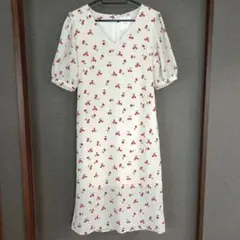 [早い者勝ち] PUI チェリー柄 ワンピース