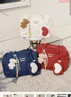 ALLISON BROWN HOLIDAY CANVAS BAG アリソンブラウ
