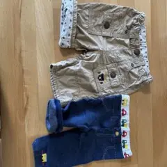 DOUBLE.B 90サイズ パンツセット