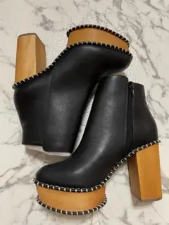 moussy ウッドソールブーツ 新品未使用 Mサイズ