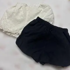 ショートパンツ かぼちゃパンツ 2点セット