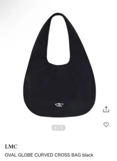 LMC OVAL GLOBE CURVED CROSS BAG black