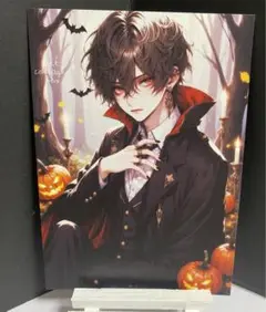 ハロウィン1 8 おすそ分けファイル　人物ステッカー　男の子　コラージュ素材