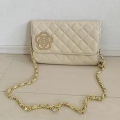 クレイサス CLATHAS ベージュ ショルダーバッグ カメリア