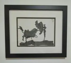 ピカソ、【闘牛】、新品高級額 額装付、年代物・希少画集画