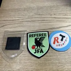 サッカー　4級審判ワッペンセット