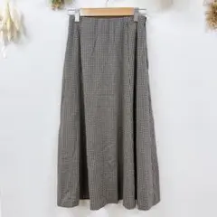 【クリスチャンオジャール】 ロングスカート フレアスカート ウエストゴム （S）