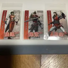 ◆三國無双 無双OROCHI 戦国無双 チムニーカード ◆3枚セット