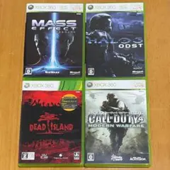 Xbox360 デッドアイランド マスエフェ Halo3ODST CoD4MW