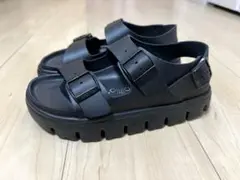 本日限定BIRKENSTOCK★ミラノ　チャンキー　サンダル　黒　履きやすい！