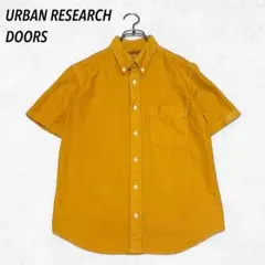 【URBAN RESEARCH DOORS】ボタンダウンシャツ 黄色 M 38