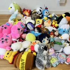 ぬいぐるみ　マスコット　キーホルダーまとめ売り　52点