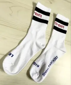 vetements ヴェトモン ソックス 靴下 白 ホワイト