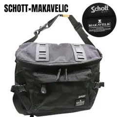 美品✨SCHOTT×MAKAVELIC ブラック 完売品 ショルダーバッグ
