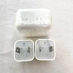 [未使用] Apple 純正 10W USB 充電器　A1357 A1385２個