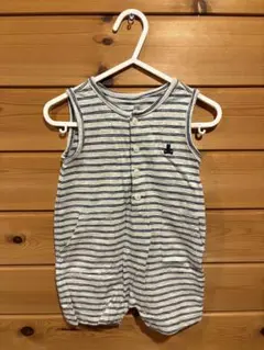 baby GAP ストライプロンパース 6-12ヶ月