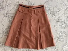 Most Collection オレンジピンク　ウールスカート