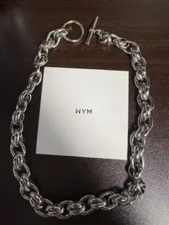 WYM シルバーチェーンネックレス