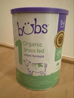 bubs オーガニック粉ミルク 0-6ヶ月用 1缶ステップ1