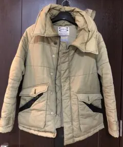 処分価格 WHITE LINEホワイトライン ダウンジャケットファー カーキ WHITE LINEホワイトライン ダウンジャケットファー カーキ