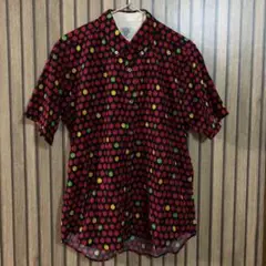 美品　THE SHARKEY`S GALLERY シャツ　りんご　Lサイズ