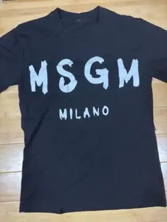 MSGM 黒 Tシャツ