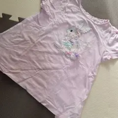 ♥️mezzo piano♥️うさぎ　ピンク Tシャツ 140cm