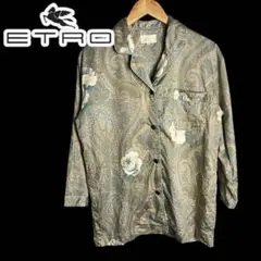 新品タグ付き エトロ ETRO カシミール パジャマ 上下 M 女性 綿100%