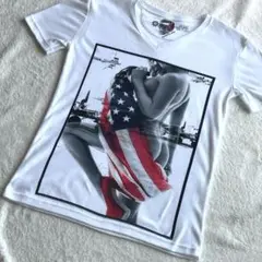 E1SYNDICATE イーワンシンジケート グラフィックTシャツ 星条旗
