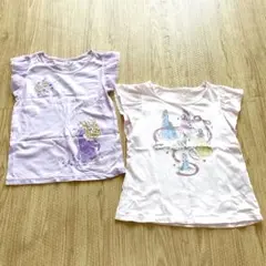 2枚セット　ユニクロ⭐︎ディズニープリンセスTシャツ　ラプンツェル