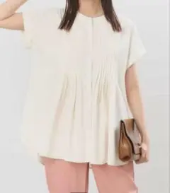 ピンタックブラウス ミッシェルクラン