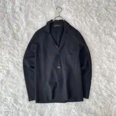 UNIQLO ミラノリブジャケット（L）オフィスカジュアル　黒　カーディガン風