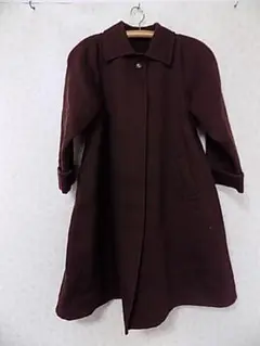 48782 クリスチャンディオール ロングコート ワインレッド 7