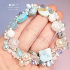 RMC*チョコラリマー天然石ブレスレット