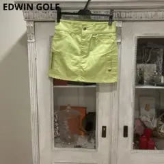 EDWIN GOLF エドウィンゴルフ スカート S イエローグリーン系